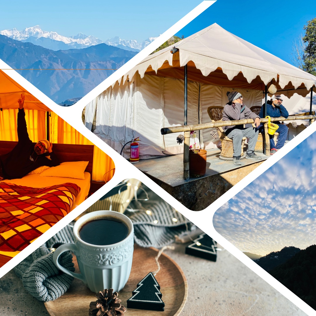 Discover Ananta Prana, the most luxurious glamping resort nestled in the serene Himalayan foothills. Just 3 km from Mussoorie Mall Road and close to Dehradun, our eco-luxury retreat offers breathtaking mountain views, Swiss tents, organic dining, and unforgettable adventure activities. Perfect for couples, families, solo travelers, and pet owners, Ananta Prana blends five-star comfort with raw nature. Enjoy bonfire nights, guided treks, sunrise views of Kedarnath & Gangotri peaks, and more. Whether it’s a romantic escape, family vacation, or a peaceful digital detox, Ananta Prana is your ideal mountain getaway. Why Choose Us? • Luxury Glamping & Camping in Mussoorie • Couple-Friendly & Pet-Friendly Stays • Farm-to-Table Dining • Adventure Activities: Trekking. • Near Kempty Falls, Lal Tibba, Camel’s Back Road • Best Price Guarantee on Direct Bookings Book now and experience the best view resort in Mussoorie & Dehradun.